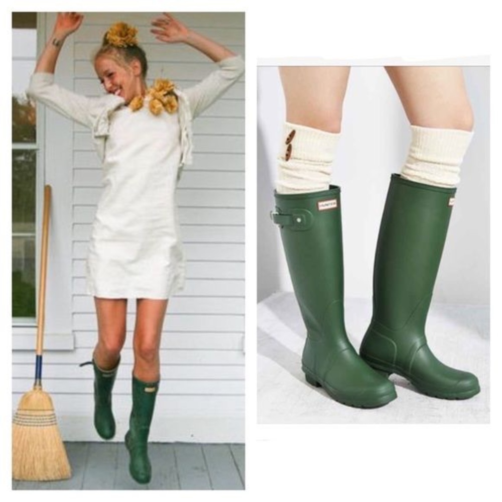 Hunter original tall waterproof rain boots us 9